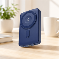 Batterie externe magnétique sans fil 10000 mAh, charge rapide PD20W, chargeur portable compatible téléphone et montre, prise en charge OEM ODM