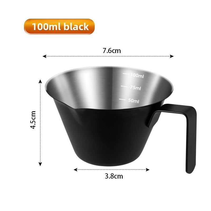304#Tasse à mesurer le café [Noir]
