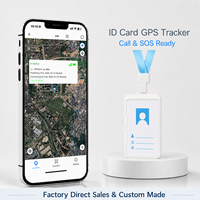 Tarjeta de Identificación con Rastreo GPS Personal, Botón de Pánico SOS con una Sola Tecla, Aplicación Gratuita Global, Modo Silencioso, Portátil para Estudiantes y Empleados