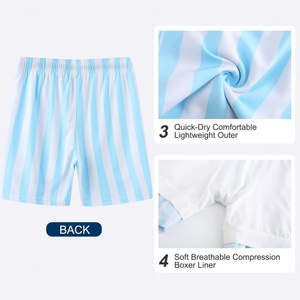Traje de Baño Personalizado para Hombre con Forro de Compresión 2 en 1, Secado Rápido, Pantalones Cortos de Playa con Bolsillos con Cremallera - Product Image 5