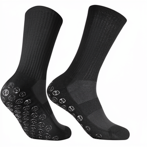 Chaussettes de football professionnelles tricotées pour jeunes, collection Printemps-Été, antidérapantes, absorbantes, avec semelle en tissu éponge, pour le sport, montantes à la cheville, fabrication ODM - Product Image 1