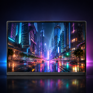 จอภาพพกพา OEM ODM ขนาด 14 นิ้ว บางเฉียบ น้ำหนัก 508 กรัม หน้าจอ IPS ความละเอียด 1920x1200 พอร์ต USB-C คู่ ช่องต่อ <span class=keywords><strong>Mini</strong></span> <span class=keywords><strong>HDMI</strong></span> ลำโพงในตัว เหมาะสำหรับทำงาน เดินทาง - Product Image 1