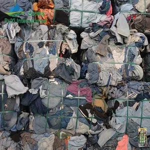 Wholesale tattered jean rags waste fabric used clothes jeans bales ladies turkey second hand clothes bale