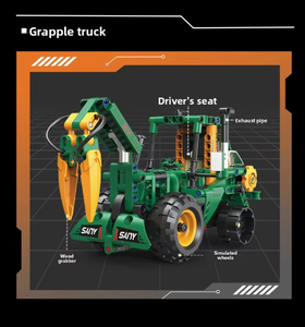 Vehículo Agrícola Cinco en Uno, <span class=keywords><strong>Robot</strong></span> Programable con Control Remoto, Bloques de Construcción Eléctricos, Juguete Educativo para Niños - Product Image 5