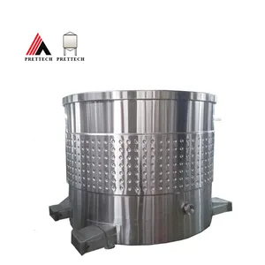 Food grade high quality portable closed top forklift stainless steel wine fermenter tank