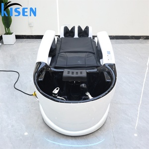 Équipement de salon de coiffure KISEN, lit de massage à circulation d'eau pour le corps entier, chaise de lavage des cheveux électrique avec éclairage LED - Product Image 3