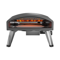 Four à pizza au gaz portable commercial de 12 pouces, grille-pain d'extérieur, le meilleur four à pizza au gaz avec certification CE