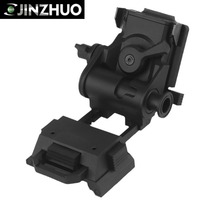 Support tactique L4G24 NVG en PVC, base de montage de 34 mm, support de casque réglable et rotatif pour lunettes de vision nocturne