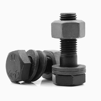 Boulons en acier au carbone durables pour éoliennes et panneaux solaires, fixation anti-corrosion, longueur personnalisable, applications murales pour appartements