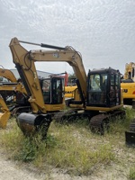Mini-excavatrice sur chenilles hydraulique CAT 308E2 de 8 tonnes, machine de construction compacte, prix compétitif, excavatrice d'occasion à vendre
