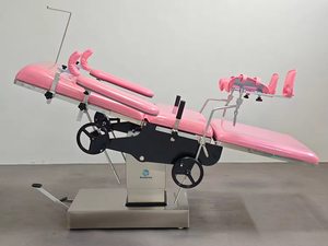 Lit de salle d'opération de <span class=keywords><strong>table</strong></span> obstétrique hydraulique manuelle de haute qualité pour l'examen de gynécologie - Product Image 4