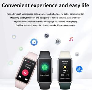 Honor Band <span class=keywords><strong>7</strong></span> Pulsera de banda inteligente <span class=keywords><strong>7</strong></span> Pantalla AMOLED de 1,47 pulgadas 5ATM Oxígeno en sangre Monitoreo del ritmo cardíaco <span class=keywords><strong>Smartband</strong></span> 2 semanas Duración de la batería - Product Image 6