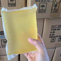 Papier d'impression A4, emballage, colle thermofusible synthétique en caoutchouc, colle thermofusible jaune sensible à la pression pour la fermeture des boîtes