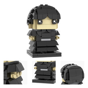 MOC7416 MOC7417 Fantasy TV Series wednesday <span class=keywords><strong>Addams</strong></span> the Female Lead Square Head Bricks Assembler DIY Building Blocks for Kids Toys - Product Image 6