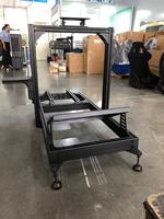 Châssis de jeu VR personnalisé en usine, support de simulateur de conduite, cockpit de simulation de course en profilé aluminium 4080 DIY