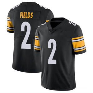 Camisas de Futebol Masculinas Limitadas 90 T.J. Watt 2 Justin Fields 8 Kenny Pickett 3 Russell Wilson Camisolas Costuradas Manga Curta - Product Image 4