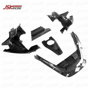 COUVERCLE DE MOTEUR EN FIBRE DE CARBONE SÈCHE DE STYLE OEM COUVERCLES DE COMPARTIMENT MOTEUR (5 PCS) POUR 2020-2022 <span class=keywords><strong>FERRARI</strong></span> <span class=keywords><strong>SF90</strong></span> - Product Image 2