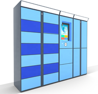 Casillero de Lavandería Inteligente de Autoservicio para la Comunidad Escolar, Estructura Ensamblada, Diseño de Tamaño Personalizado, Sistema Multi-idioma