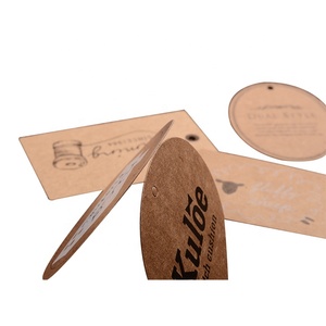 Fsc Chứng Nhận Tùy Chỉnh In Tên Thương Hiệu Logo May Mặc Kraft Giấy Các Tông Nhãn Quần Áo Treo Quần Jean Treo Thẻ Cho Quần Áo - Product Image 4