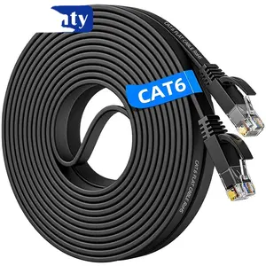 1 m Cat6 UTP Ethernet-Kabel mit RJ45-Anschlüssen flaches Netzwerk-Patch-Kabel für Computerkommunikation