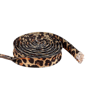 Chaussures de basket-ball YNBG <span class=keywords><strong>AJ1</strong></span> XD68-43 en toile de polyester, lacets plats, imprimé léopard, blanc et <span class=keywords><strong>noir</strong></span>, toutes saisons - Product Image 2