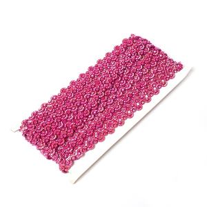 זוהר מעוקל צורת קריסטל ריינסטון אבנים ציפוי אדום AB צבע פלסטיק לקצץ יהלומים מלאכותיים כוס שרשרת רול לחתונה דקור - Product Image 6