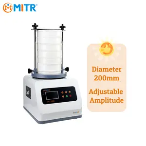 MITR Professional Powder Equipment Supplier Ball Mill Vibrator Shaker 200mm Nylon Vibrating Sieve Shaker With Digital Display