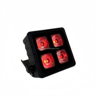 Projecteur LED PAR HONGDA 4*20W 6 1 RGBW haute luminosité, étanche IP65, en alliage d'aluminium, avec contrôle sans fil DMX512/WiFi/App, pour éclairage de scène