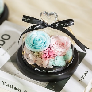 การชาร์จพลังงานแสงแบบจีนนำโชค,มือโบกทองกวักมือแมวนำโชคดอกไม้ที่เก็บรักษาไว้ Maneki By - Product Image 1