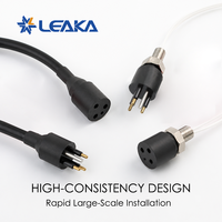 Conector Subacuático Circular Estándar IP69, Conjunto de Cable y Receptáculo Macho-Hembra de 3 Pines Subconn, 600V 10A, para ROV ROTV