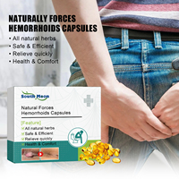 Capsules pour hémorroïdes, fabrication OEM, étiquette privée acceptable, extrait de plantes naturelles, apaisant la zone péri-anale, soin contre les démangeaisons et la douleur