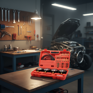 Kit Diagnostico Universale per Analisi Motore con Set di Manometri per Sincronizzazione Carburatore, Display Analogico, Funzionamento Manuale per Manutenzione Veicoli - Product Image 2