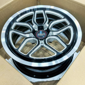 Cx מזויף 16 17 18 19 אינץ '17 x7 5*120.65 5*114.3 1/2-קטע שחור מלל גרור מותאם אישית עבור קורבט pontiac - Product Image 3