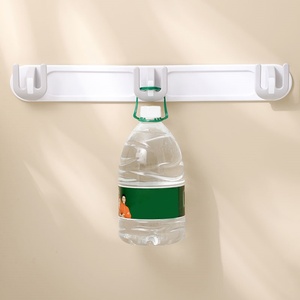 Plastic Bathroom Perforation-Free Slipper <b>Rack</b> <b>Shoe</b> <b>Rack</b> & Storage Hook Shelf Easy-Hang <b>Shoe</b> Hanger for Organizing - Product Image 3