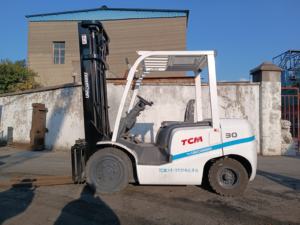 Montacargas diésel usados Komatsu/TCM de 2.5/3/4/5/7/10/15/16/25/30 toneladas, modelo FD30, con HIGH Master en Shanghái, en venta. - Product Image 6