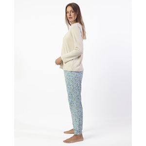 Admas mujer Pijama Manga larga con Cierre de cordón J vui vẻ departamento sexy Y cómodo Para Casa En otoño E invierno Spandex - Product Image 2