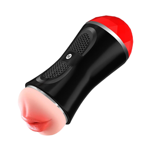 ハイテク男性マスターベーターカップ自動オーラルセックス玩具ソフトシリコーン口ポケットプッシーリアルストローク男性プレジャーデバイス - Product Image 4