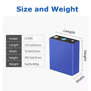 <span class=keywords><strong>alina</strong></span> E V E 280K V3版本3.2v 280ah中国欧盟12v 24v 48v 51.2v diy LFP lifepo4家用锂电池akku - Product Image 5
