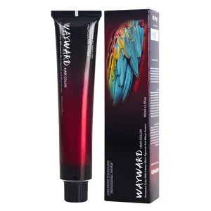 Wayward Brands 100ml Wholesale Private Label OEM Factory Human Hair Styling Products Low Damage Permanent Hair Dye Color Cream