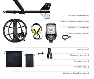 Máy dò kim loại đa tần số S63 tầm xa 3m dưới lòng đất, máy dò kim loại dưới nước IP68, máy dò vàng chuyên nghiệp De Oro - Product Image 4