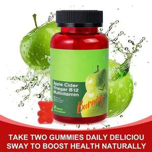 Gommes multivitaminées B-Complex pour adultes, soutien immunitaire, sans OGM, végétaliennes, 2 gommes/portion, 60 unités, étiquette privée OEM - Product Image 3