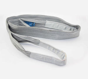 4トン5トン6トンフラットウェビングスリングカスタマイズ1 "1.5" 2 "3" 4 "エンドレスポリエステルフラットアイリフティングスリングロープ - Product Image 4