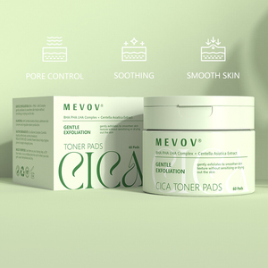 Pads de <span class=keywords><strong>Soin</strong></span> Visage au Thé Vert à Marque Blanche à la Centella pour le Traitement de l'Acné et l'Élimination des Imperfections - Masque Visage - Product Image 3