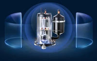 Compresseur de climatiseur rotatif R22 Toshiba GMCC 60Hz 12000Btu 18000Btu ATF310D43UMT ASM135D23UFZ 9000 Btu Compresseur GMCC