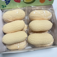 Jouet anti-stress en pâte de cacahuètes douce à presser, motif fruits, très populaire