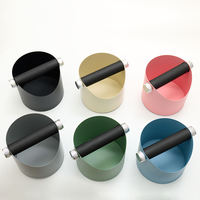 Mini-bac à café en alliage d'aluminium de qualité alimentaire, écologique, 6 couleurs, avec design portable et réservoir intégré, pour machine à café