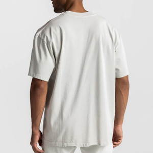 T-shirt Oversize en Molleton Bouclette de Haute Qualité, Personnalisable, Décontracté, Grammage Lourd, 100% Coton, Fabricant de T-shirts Vierges - Product Image 2