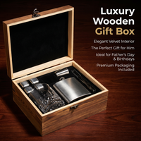 Juego de Decantador de Whisky con 1 Vaso de Whisky Estilo Antiguo, Regalo Empresarial Portátil para Whisky Escocés, Bourbon y Vino