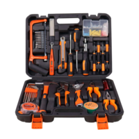 San Hong Supply – Kit d'outils manuels 109 pièces pour réparation domestique, avec mallette de rangement