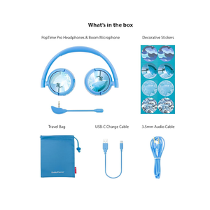 Casque sans fil Bluetooth pour enfants, casque audio stéréo HD avec autocollants interchangeables DIY - Product Image 6